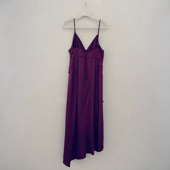Significant Other Elsie Dress Wine Burgundy Slip Satin Formal Event Prom 10 NWT - Picture 4 of 13